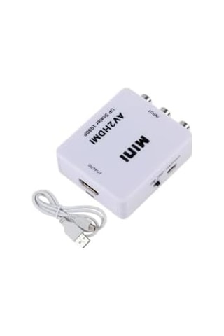 5345 Rca Av To Hdmı Çevirici Dönüştürücü Adaptör Rca Ve Scart Portlu Cihazları Artık Rahatlıkla Hdmı