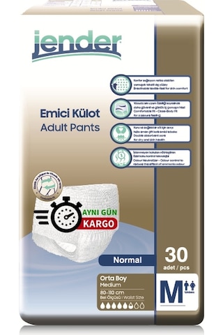 Jender Emici Külot Medium 30'lu