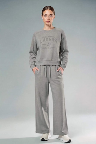 Defacto Nba Los Angeles Lakers Wide Leg Cepli Geniş Paça Standart Boy Eşofman Altı F8217ax25wngr362 Gri-gr362