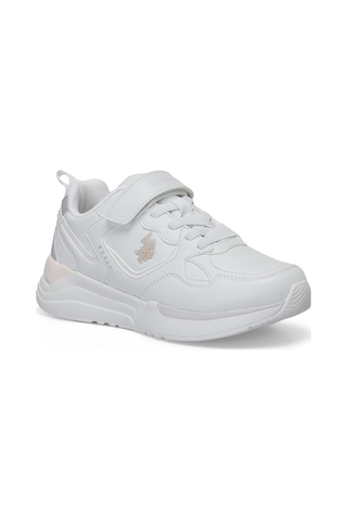 U.S. Polo Assn. 4M INTER JR 4FX Çocuk Beyaz Sneaker