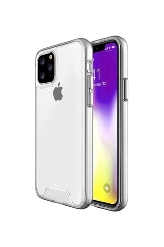 Apple Uyumlu iPhone 11 Pro Kılıf Zore Gard Silikon Renksiz