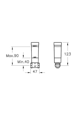 Artema Ankastre Stop Valf Sıva Alt + Sıva Üst Grubu A41441 + A41449 Krom