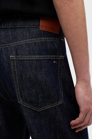 Tommy Jeans Pamuklu Staright Fit Normal Bel Düz Paça Jean Erkek Kot Pantolon Dm0dm23336 1bk Mavi