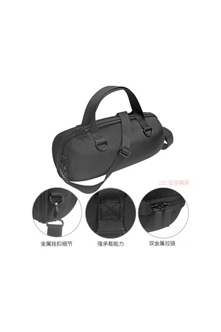 Vkemall Jbl Xtreme 2/3 Hoparlör İçin Siyah Taşınabilir Koruyucu Çanta - Turuncu İç Çekmece, Kolay Taşıma Ve Korumalı Saklama