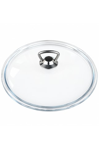 Tencere Ve Tava İçin Cam Kapak Şeffaf 22 Cm