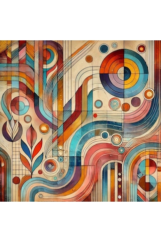 İskandinav Soyut Tablo Set Çerçevesiz 50x50cm Pvc Tablo 4'lü Set 022 Her Bir Tablo 50x50cm Büyüklüğündedir.