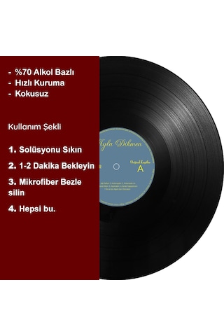 Plak Temizleme Solüsyonu 500 Ml Pikap Temizleme Solüsyonu