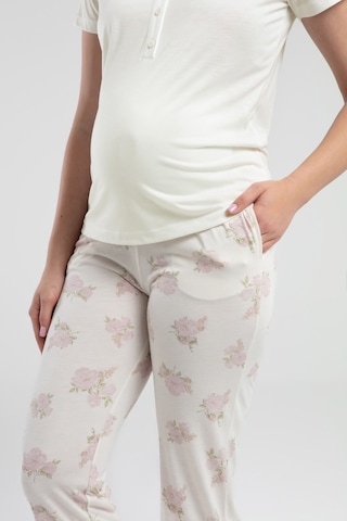 Pierre Cardin Kadın Krem Pijama Takımı Pc9004-S-V1