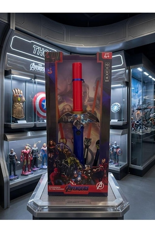 Şimşek Tanrısı Kahramını Temalı Işıklı Sesli Sensörlü Oyuncak Silahı Thor
