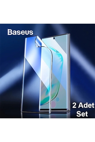 Baseus Sm Galaxy Note 10 Full Ekran Koruyucu 0.15mm 2 Adet Set 0.15mm Full-screen Curved Antı-explos- 5775