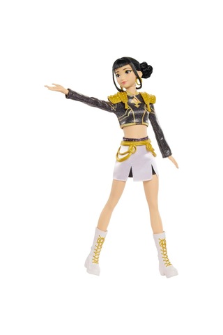 Kpop Demon Hunters Huntr/x Mattel Zoey Golden Şarkı Söyleyen Hareketli Bebek 28 Cm