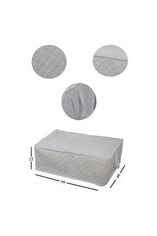 Adarya Home 3 Adet Çekyat-Baza Altı Hurç 60 x 40 x 22 Beyaz