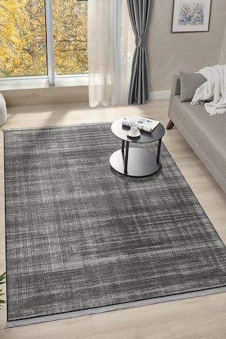Seyran Halı Zen 7005 Antrasit Akrilik Makine Halısı