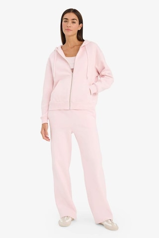 Defacto Relax Fit Kapüşonlu Sweatshirt C1809AX25SP Pembe