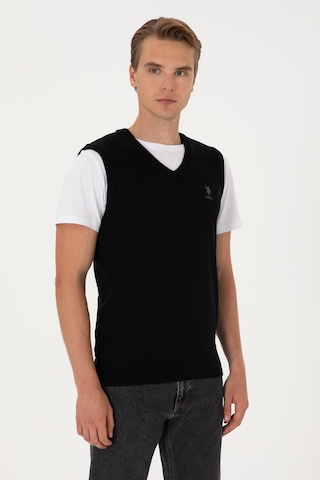 U.s. Polo Assn. Erkek Siyah Süveter 50316843-vr046 Siyah