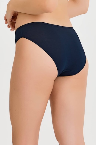 İlke Kadın Rahat Bambu Slip Külot 10 Adet Lacivert