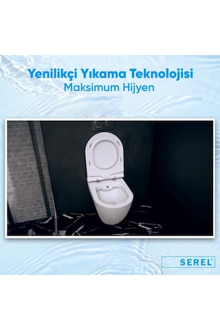 Serel Nita 52 cm Asma Klozet Kapak Hariç NT23ODS110H
