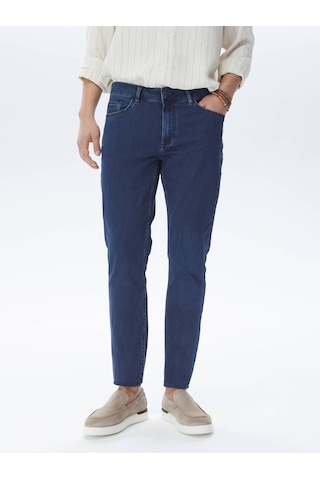 Kip Lacivert Slim Fit Denim Pamuk Karışımlı Pantolon Çok Renkli