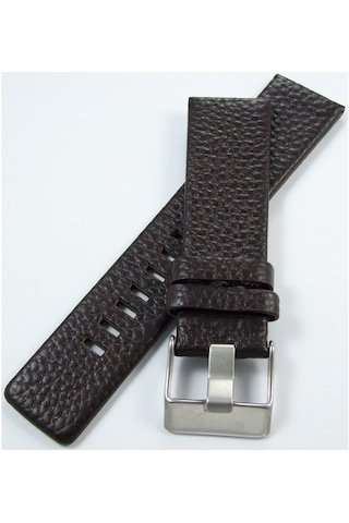 24Mm Koyu Kahverengi Deri Saat Kayışı Diesel Model Saat Kordonu