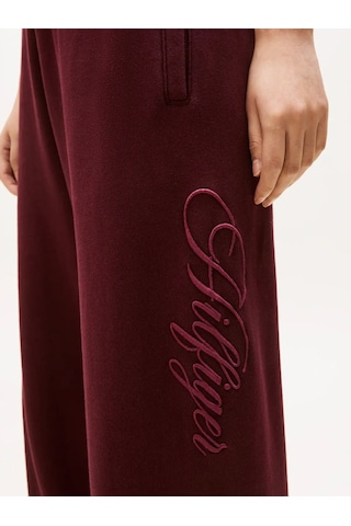 Tommy Hilfiger Scrıpt Terry Sweatpa, Xıh Bordo Kadın Eşofman Altı