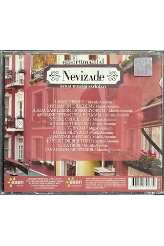 Müzik Cd'sidir Plak Değildir Cd Nevizade Sanat Müziği Şarkıları