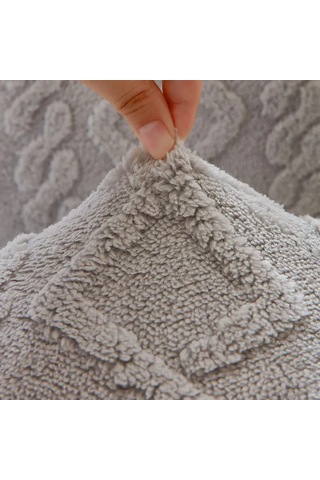 Qingmipy "polyester Fr Sandalye Kılıfı - 52x45cm Açık Gri Yıkanabilir" Gri