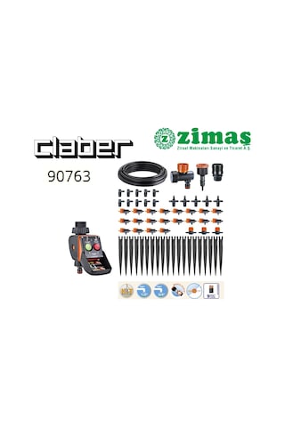 Claber 90763 Tımer Kıt 20 Practıco Damla Sulama Ve Zamanlayıcısı