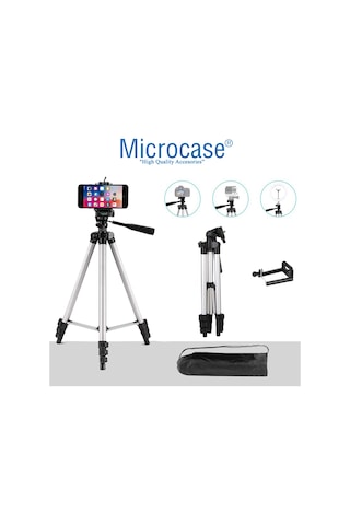 3110 3 Ayak Telefon Kamera Tripodu 106 cm+Telefon Tutucu - AL2916