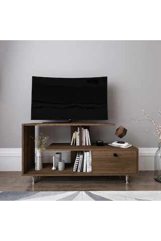 Mıxı Tv Ünitesi Tv Sehpası 120 Cm Ceviz