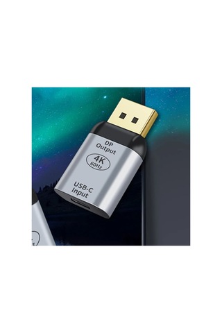 Ally Usb-c To Dp 4k Dönüştürücü Adaptör 60hz- 5775 - Karbul6602-6061 Gümüş