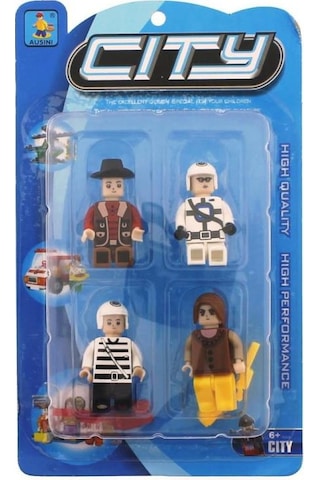 Bıg25792b Mega. Ausini City 4'lü Figür.