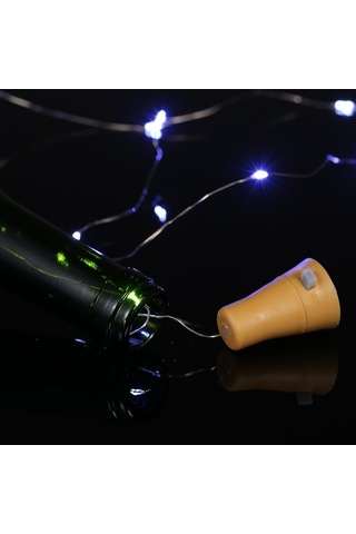 Maoyaya 3v 6w 1m 10 Led Ip65 Güneş Enerjili Şişe Işık Zinciri - Romantik Ve Dayanıklı Aksesuar Diğer