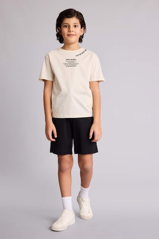 Defacto Regular Fıt Sweatshirt Kumaşı Şort Erkek Çocuk B5867a826smbk27 Siyah-bk27