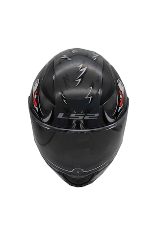 Ls2 Rapıd 2 Spox Kapalı Kask Gri - Kırmızı