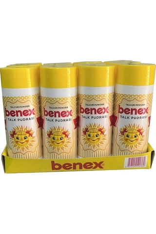 Benex Gül Kokulu Serpme Talk Pudrası 75 Gr 12 Adet