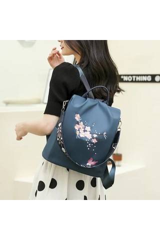 Oxford Katı Sırt Çantaları Kadınlar İçin Fermuarlı Çantalar 2024 Çok Renkli