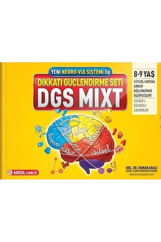 Dikkati Güçlendirme Seti Mixt 8-9 Yaş - Osman Abalı Dikkati Güçlendirme Seti Mixt 8-9 Yaş - Osman Abalı