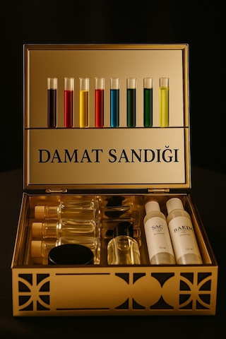 Damat Sandığı Kişisel Bakım Seti Ve Parfüm