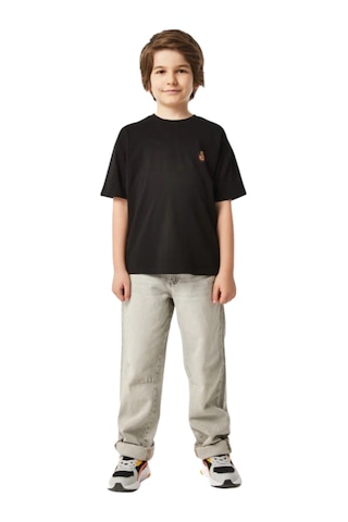 Gsstore Galatasaray Çocuk Siyah T-shirt Sarıkırmızı