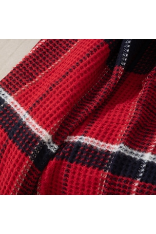 Mudo Home Scotch Diz Üstü Battaniye Kırmızı 130x170 8954026