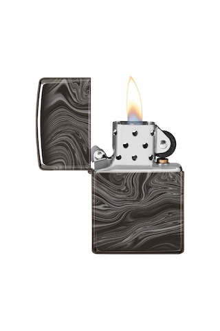 Zippo Çakmak Yeni Sezon49812 Marble Pattern Desıgn 7 Siyah