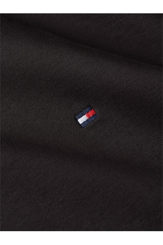 Tommy Hilfiger Interlock Boxy C-nk Ss Tee Kadın Siyah T-shirt - Ww0ww49646