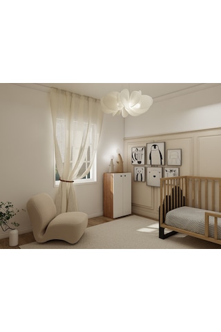 2 Kapaklı Çok Amaçlı Dolap Marbella Renk