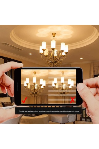 Maiyame 5 Adet E14 Led Ampul Sıcak/beyaz Işık 3000k/6000k , 5w 500 Lümen, 33 Led, 360 Aydınlatma, Halojen Ampul Yerine, Ac220-240v Ilık Beyaz