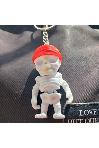 3dfuryam İskelet Anahtarlık