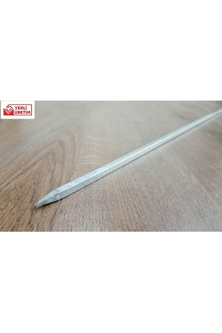 Kare Çöp Şiş Ciğer Şiş Tavuk Şiş Kuşbaşı Et Şişi 10 Adet 70 Cm N11.369