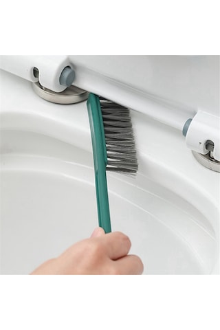 Yeşil 4'ü 1 Arada Silikon Tuvalet Fırçası Seti, Silikon Tuvalet Fırçası Yeşil
