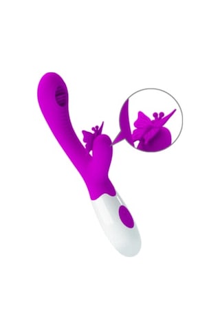Lilitu Shop Kelebek Dalgalı Dil Titreşimli Özel Vibratör