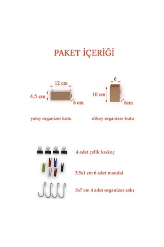 Catchme Tel Pano, Metal Pano,Fotoğraf Askısı,Notluk Aksesuar Seti