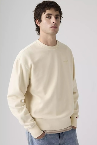 Levi's Erkek Bisiklet Yaka Ekru Sweatshirt - A9244-0043 Ekru
